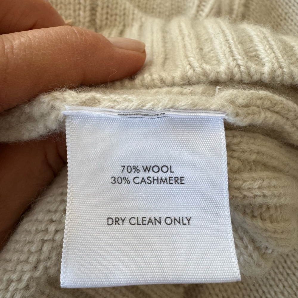 Women's Cream Sweater - Picture 5 of 5